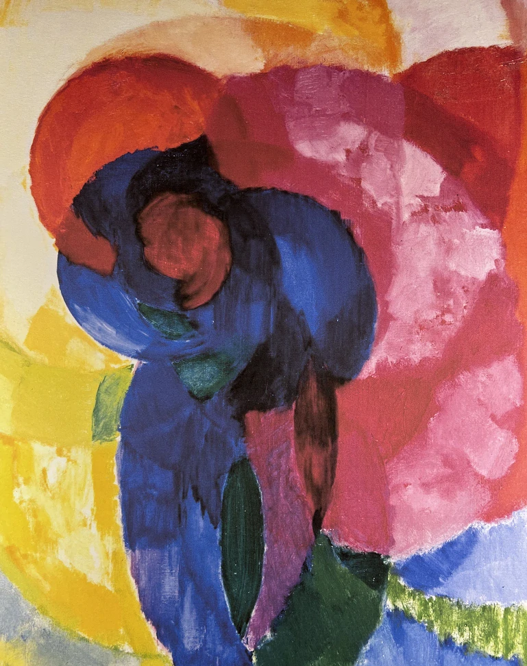 Obraz | František Kupka | Red and blue disks