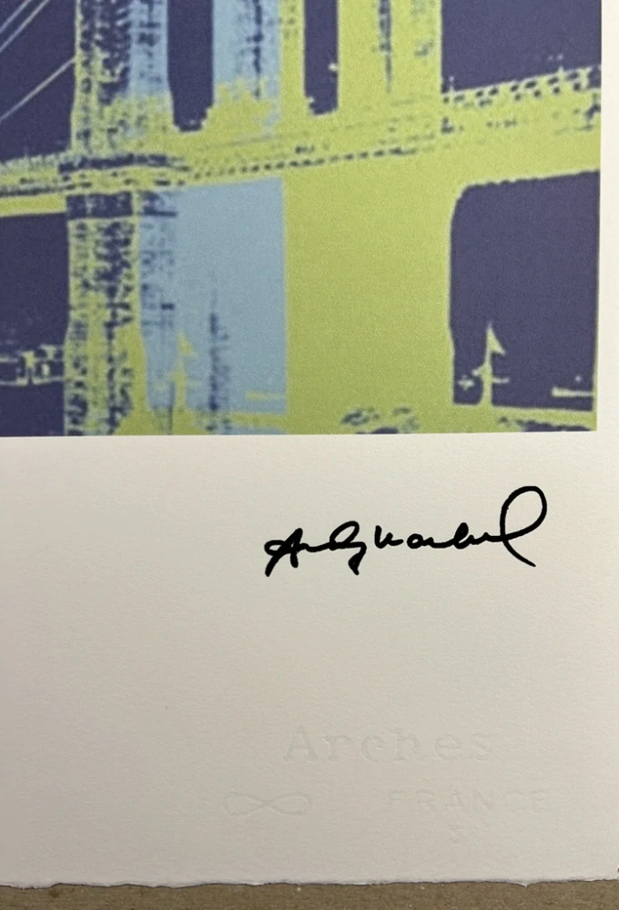 Obraz | Andy Warhol | Brooklyn Bridge