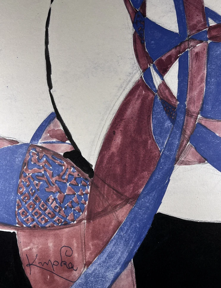 Obraz | František Kupka | Dvoubarevná fuga