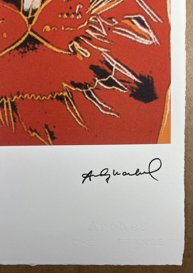 Obraz | Andy Warhol | Tygr sibiřský | oranžová