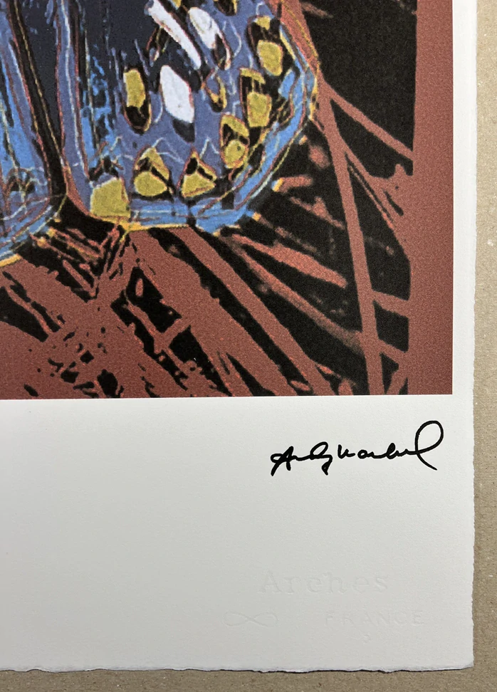 Obraz | Andy Warhol | San Francisco silverspot | bordo