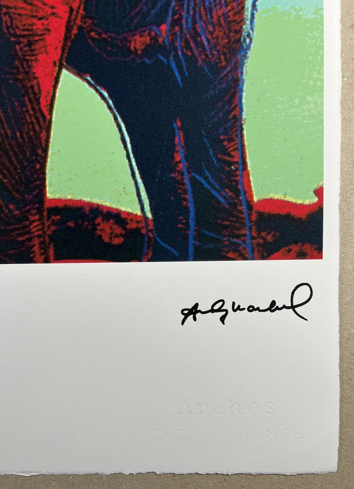 Obraz | Andy Warhol | Slon africký | modrá