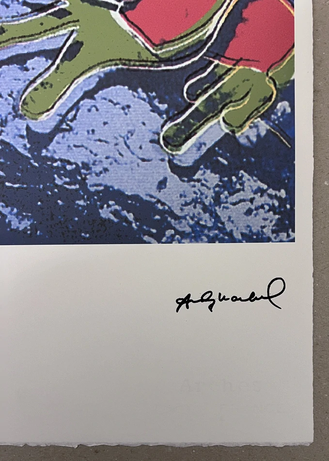 Obraz | Andy Warhol | Rosnička Pine Barrens | červená