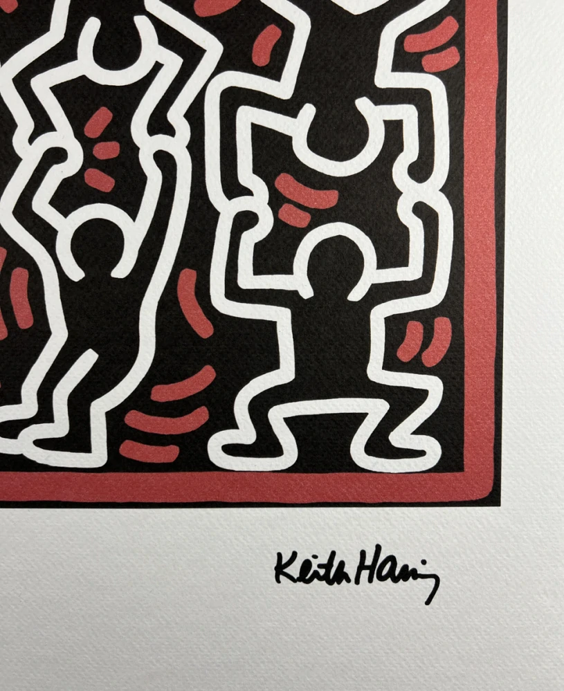Obraz | Keith Haring | Stick figure acrobats