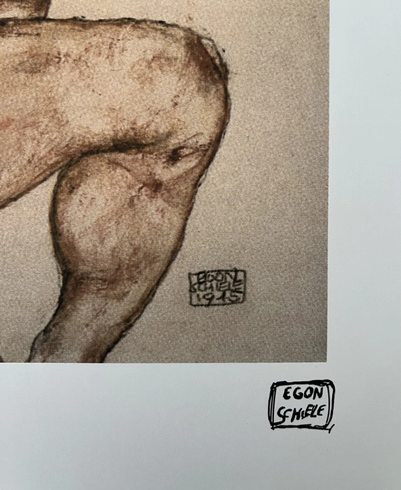 Obraz | Egon Schiele | Ženský akt