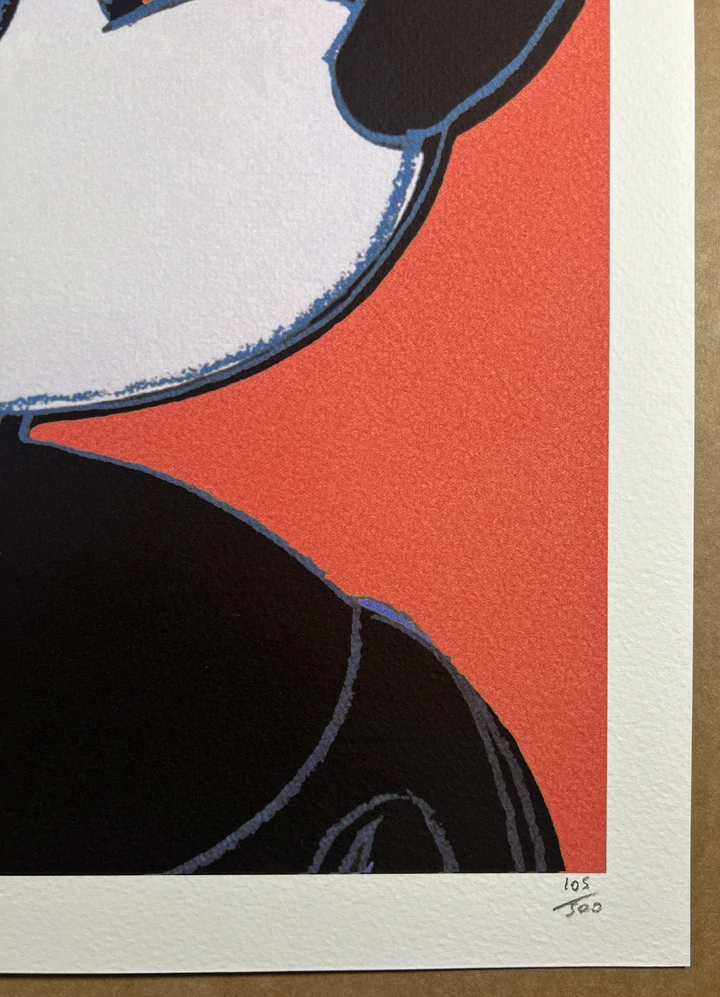 Obraz | Andy Warhol | Mickey | oranžová