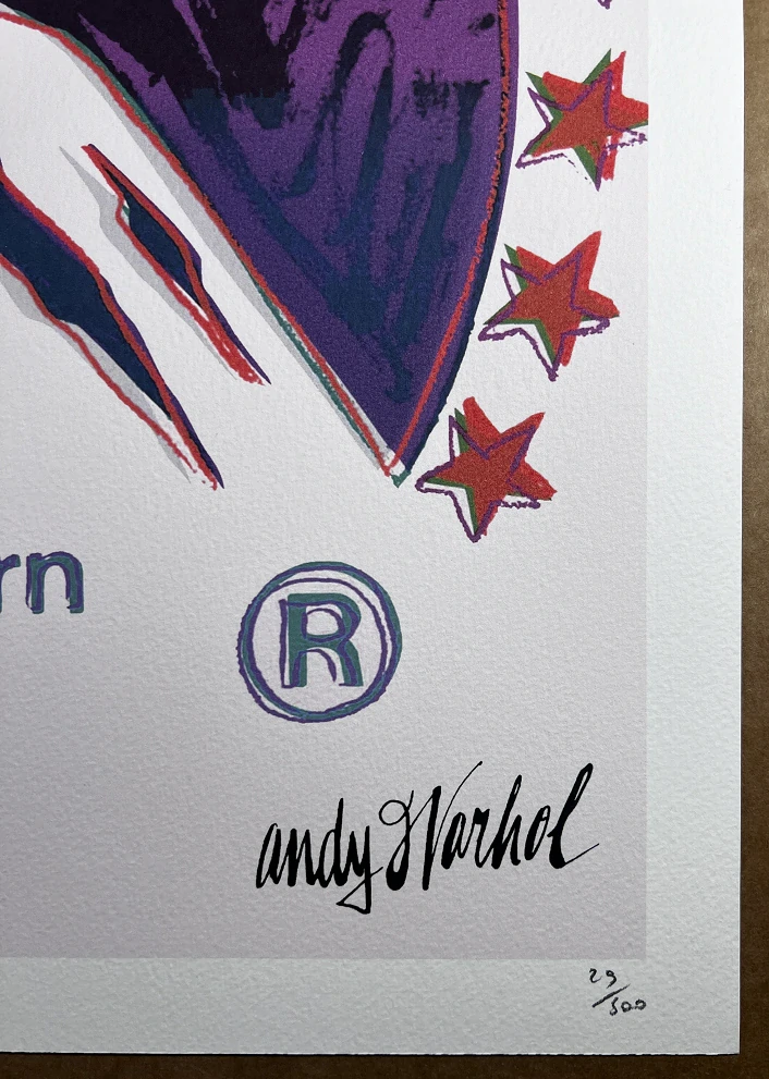 Obraz | Andy Warhol | Paramount | fialová