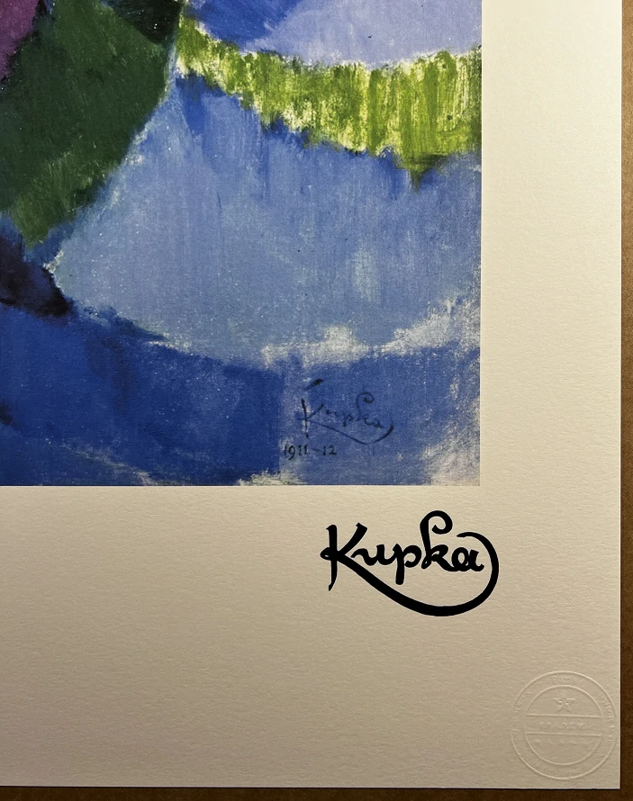 Obraz | František Kupka | Red and blue disks