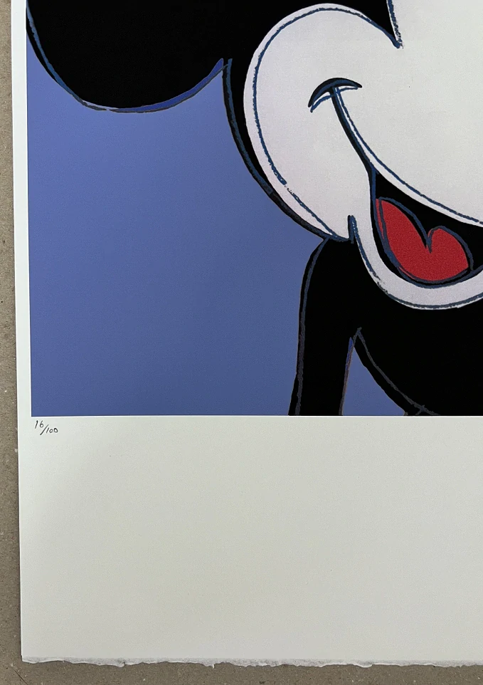 Obraz | Andy Warhol | Mickey | světle modrá