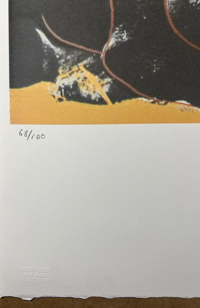 Obraz | Andy Warhol | nosorožec černý | okr