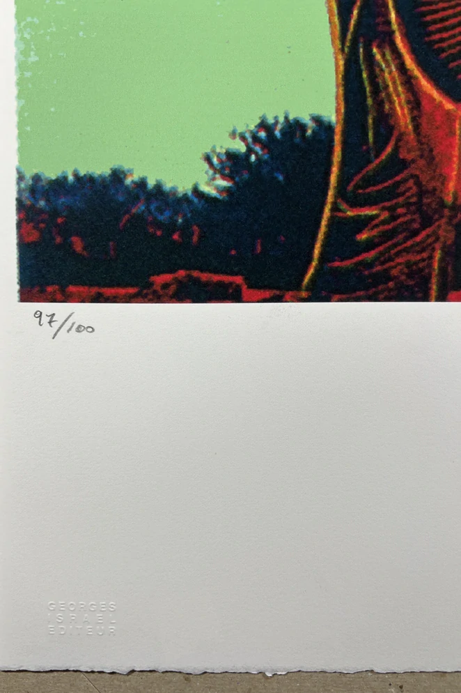 Obraz | Andy Warhol | Slon africký | modrá