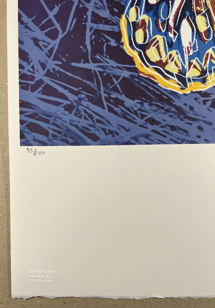 Obraz | Andy Warhol | San Francisco silverspot | tmavě modrá