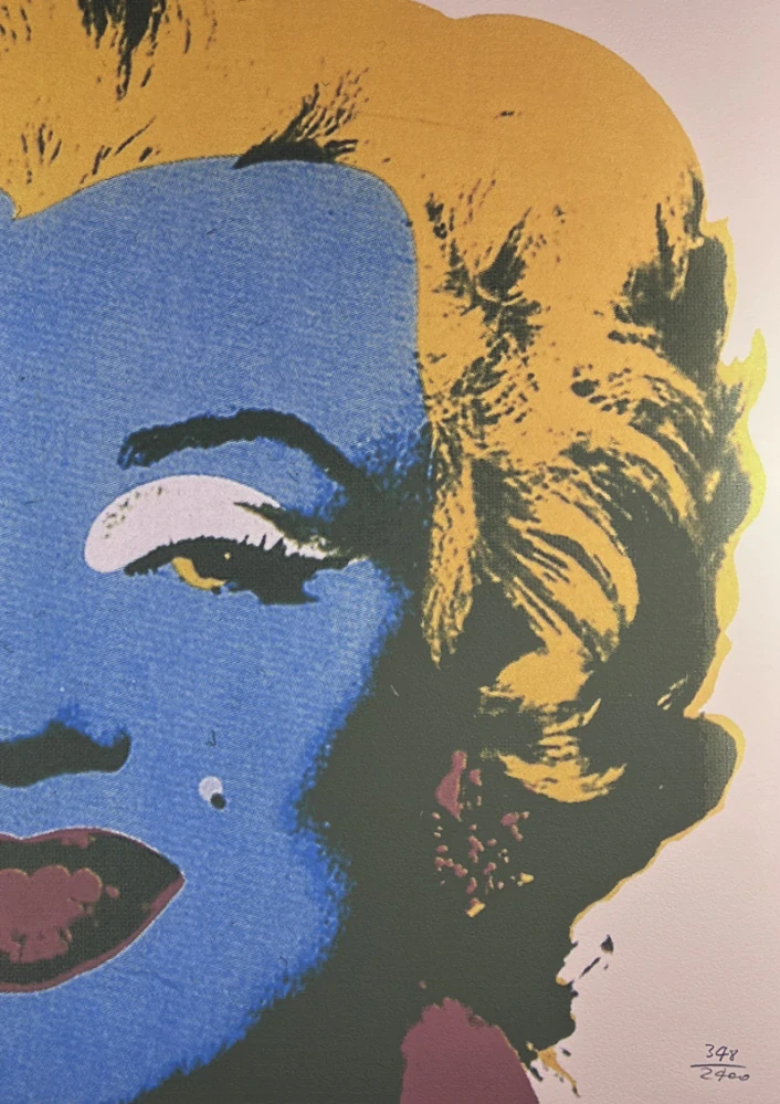 Obraz | Andy Warhol | Marilyn | modrá
