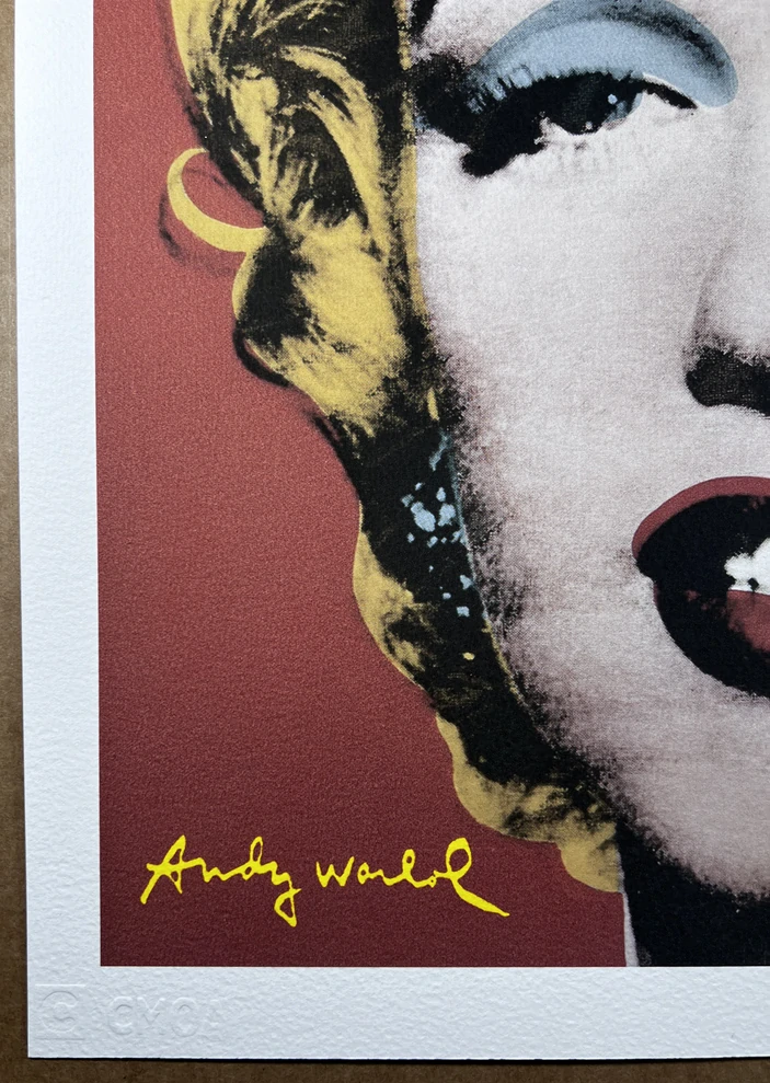 Obraz | Andy Warhol | Marilyn | bordo