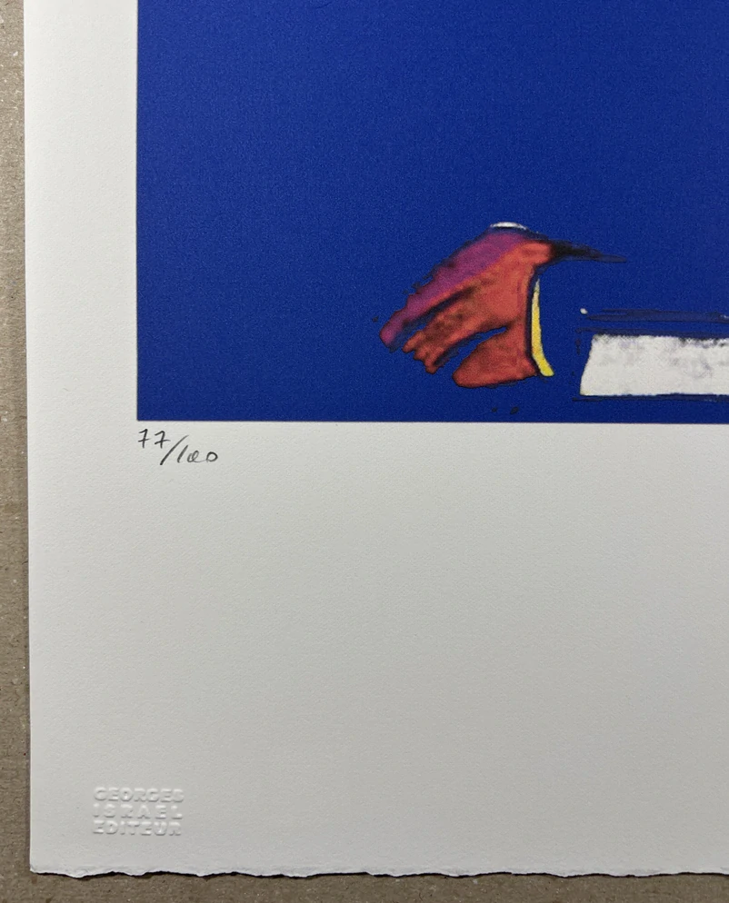 Obraz | Andy Warhol | Lenin | modrá