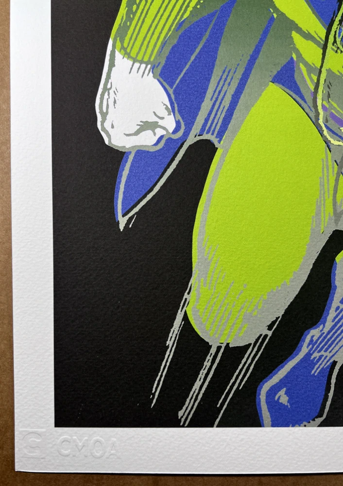 Obraz | Andy Warhol | Superman | zelená