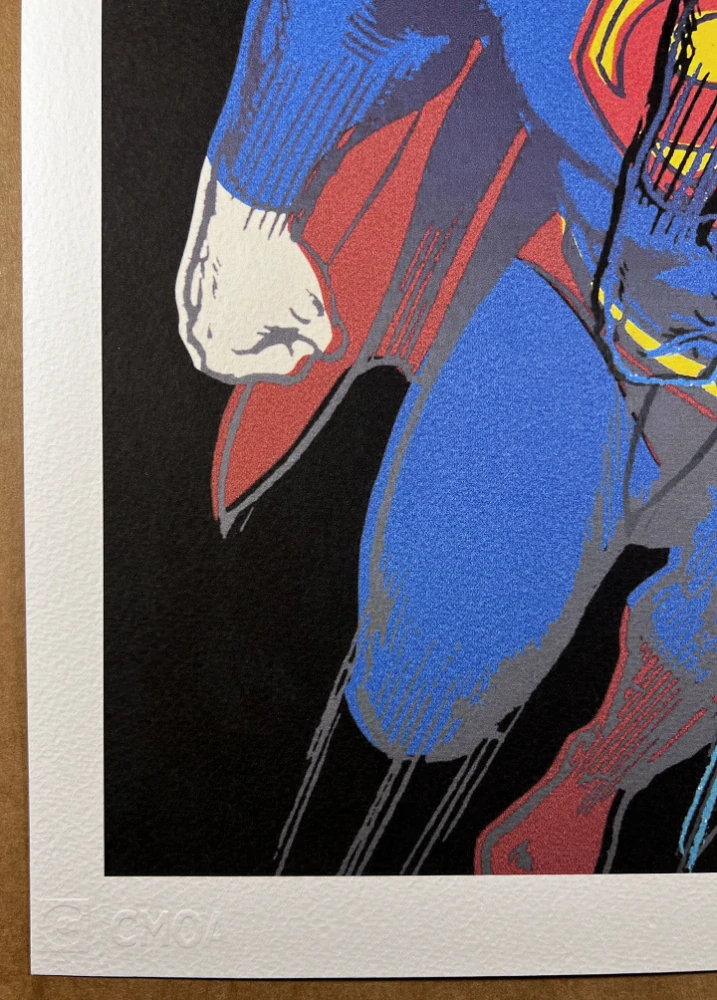 Obraz | Andy Warhol | Superman | modrá