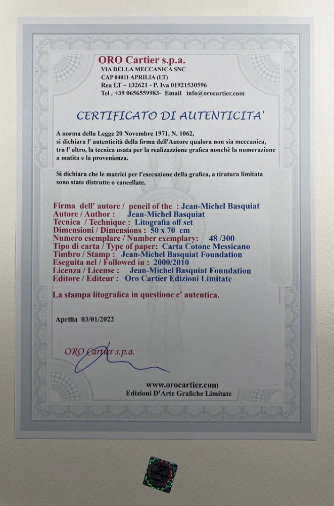 Obraz | Jean-Michel Basquiat | Untitled 3