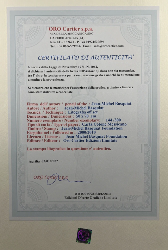 Obraz | Jean-Michel Basquiat | Untitled 5