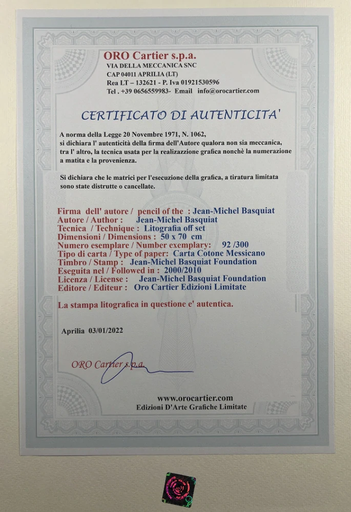 Obraz | Jean-Michel Basquiat | Untitled 7