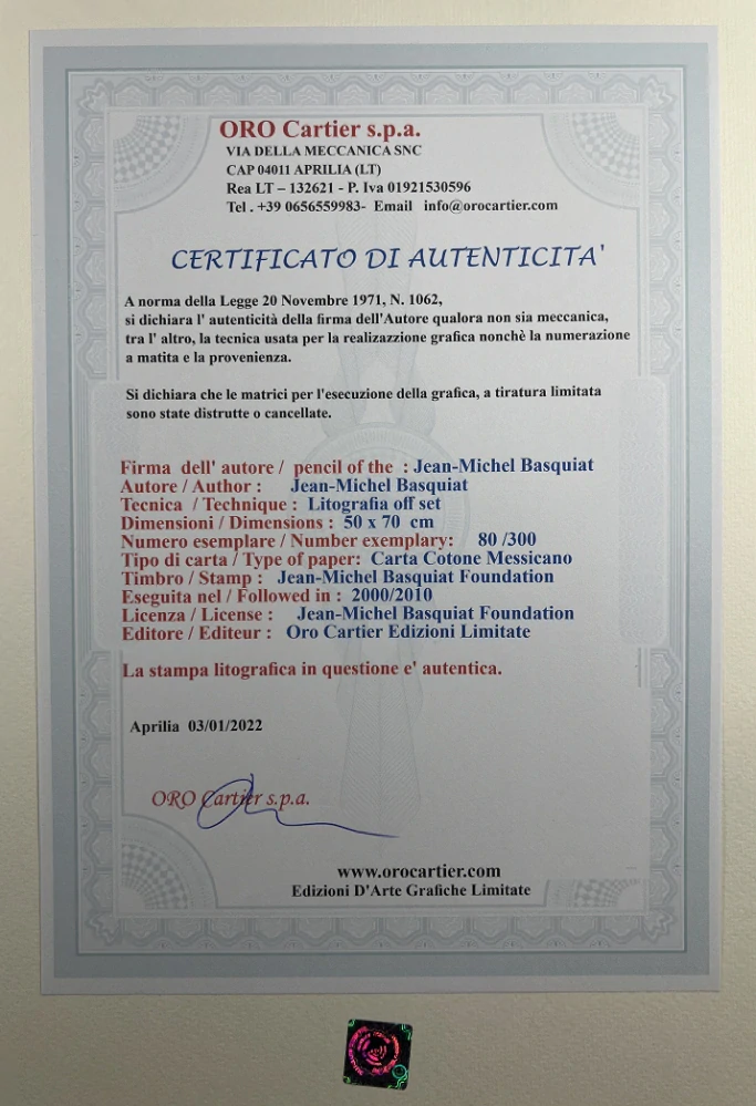 Obraz | Jean-Michel Basquiat | Untitled 8