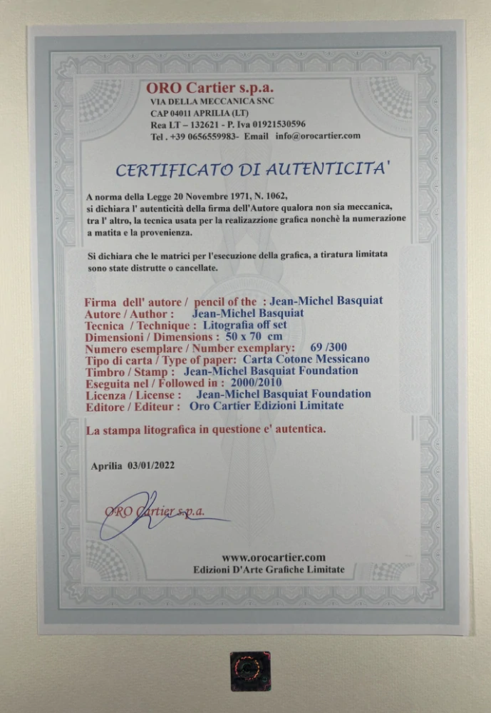 Obraz | Jean-Michel Basquiat | Untitled 9