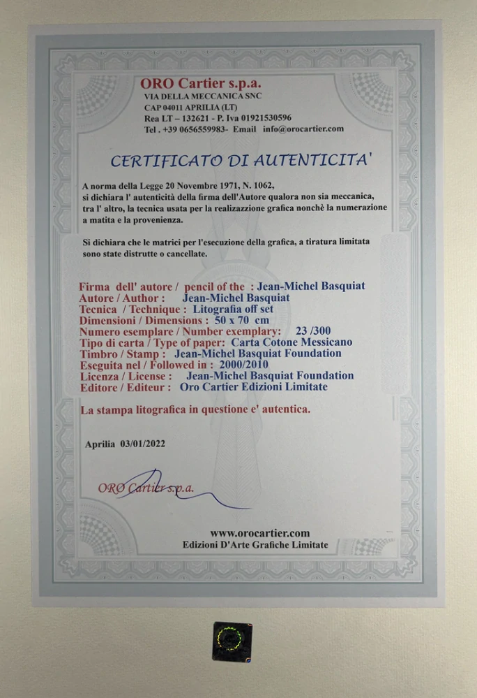 Obraz | Jean-Michel Basquiat | Untitled 12