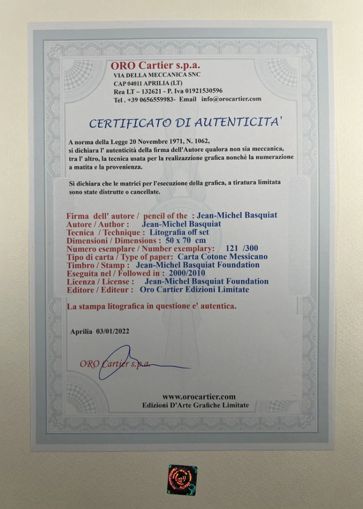 Obraz | Jean-Michel Basquiat | Untitled 13