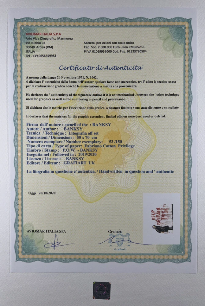 Obraz | Banksy | Keep Britain Tidy