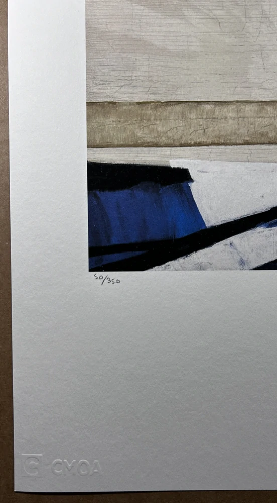 Obraz | Krantišek Kupka | Modrá abstrakce