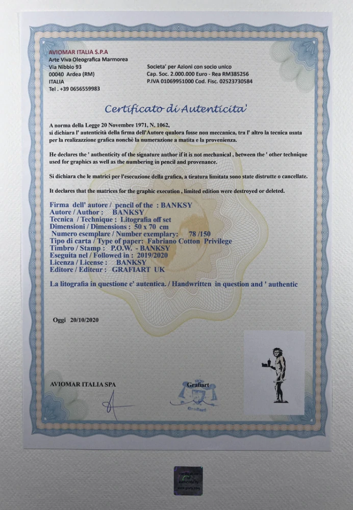 Obraz | Banksy | McDonalds Caveman Stencil