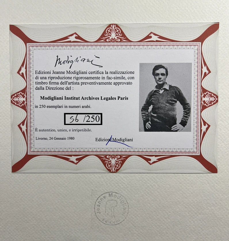 Obraz | Amedeo Modigliani | Sedící akt se sklopenou hlavou