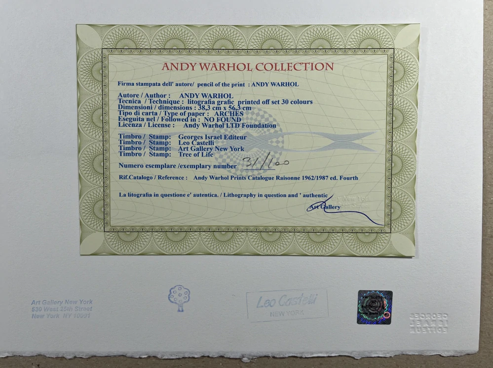 Obraz | Andy Warhol | Autoportrét | žlutá