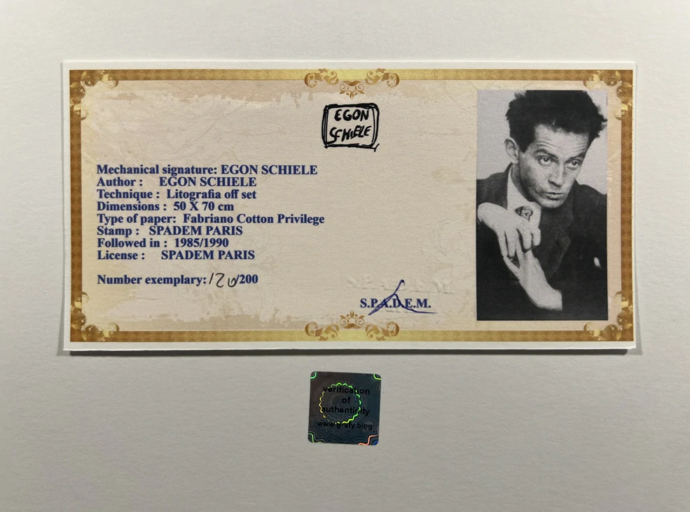 Obraz | Egon Schiele | Akt