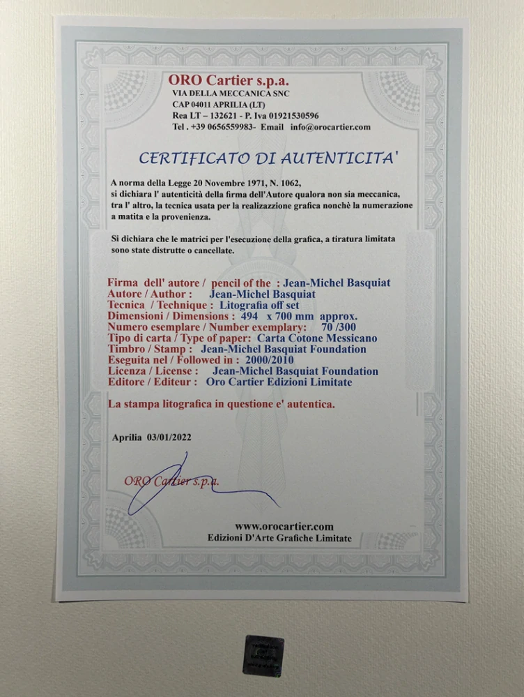 Obraz | Jean-Michel Basquiat | Untitled 18
