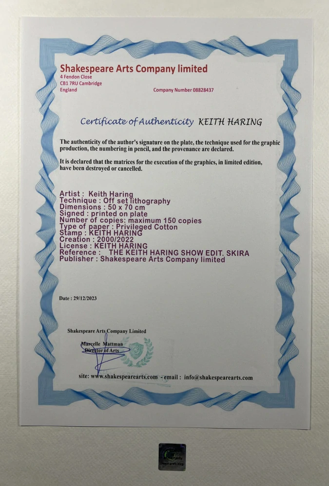 Obraz | Keith Haring | Stick figure acrobats