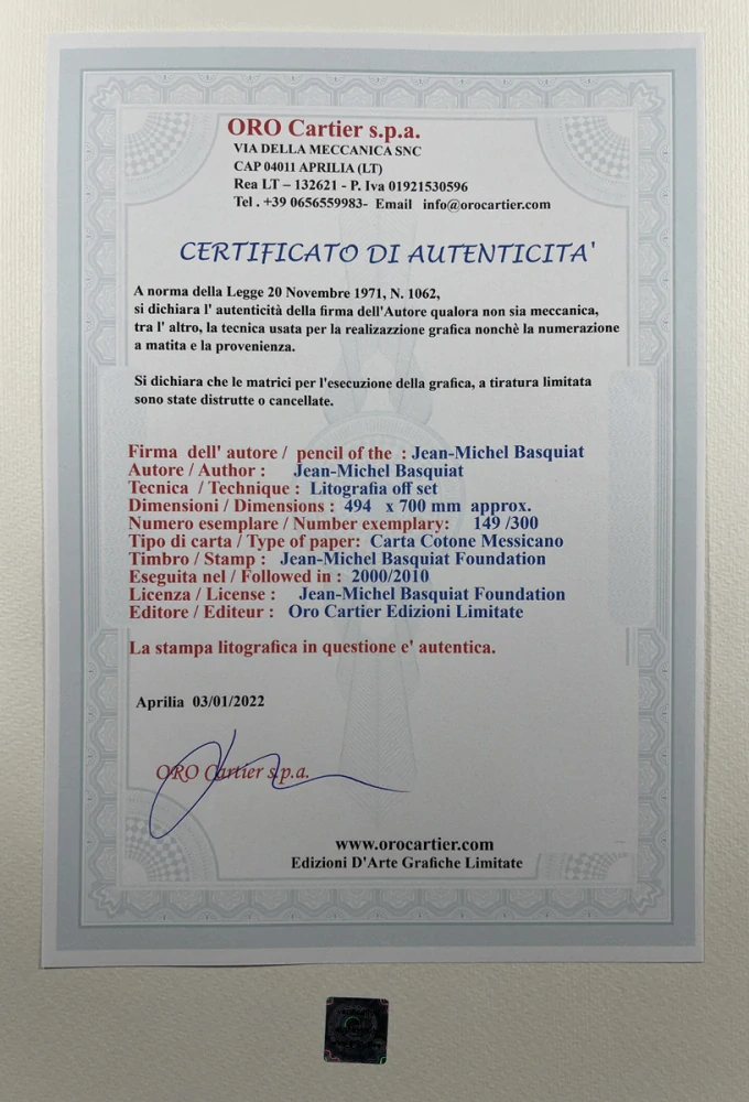 Obraz | Jean-Michel Basquiat | Untitled 19