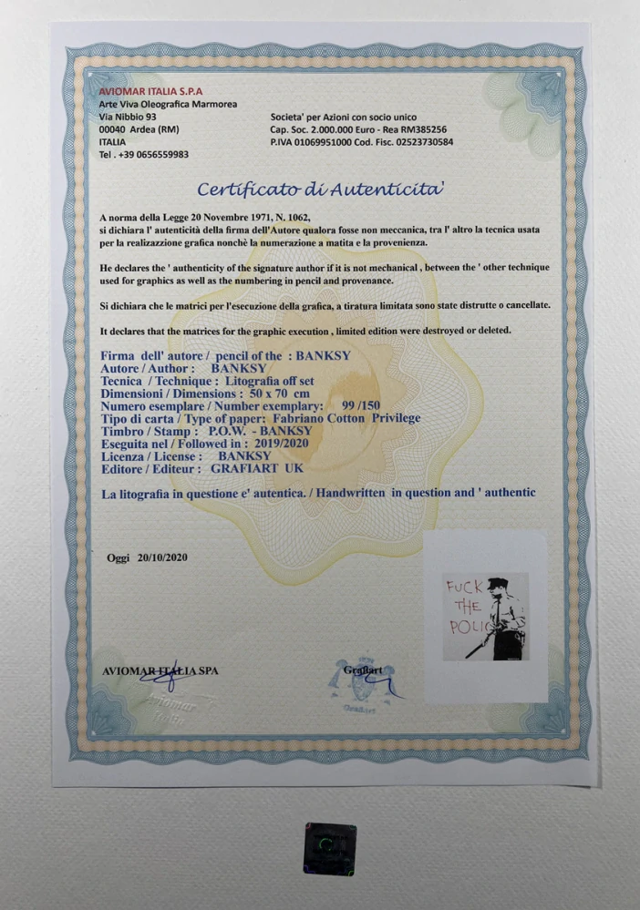 Obraz | Banksy | Fuck the Police