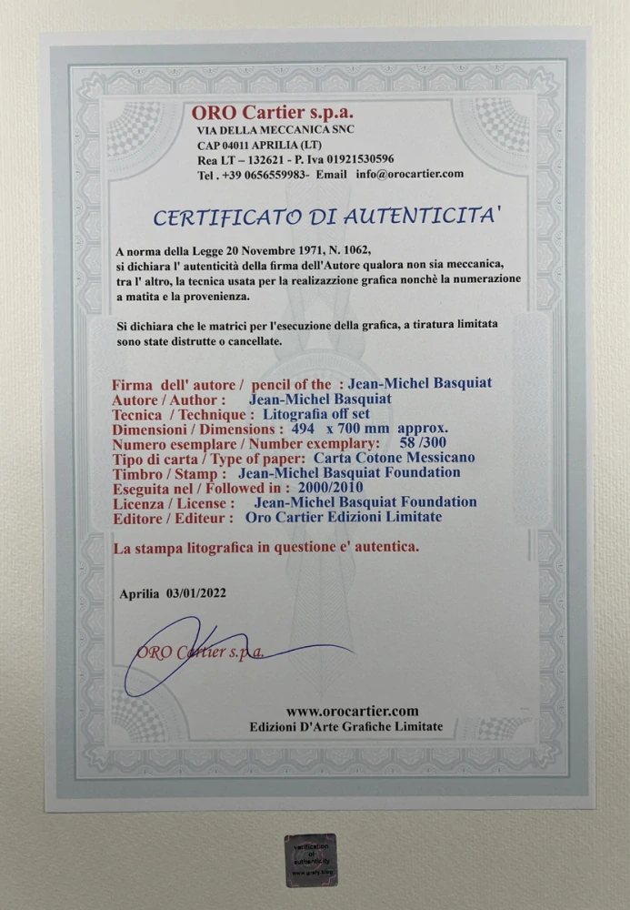 Obraz | Jean-Michel Basquiat | Untitled 22