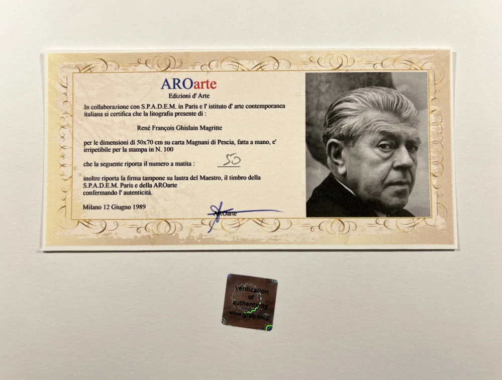 Obraz | René Magritte | La Clairvoyance