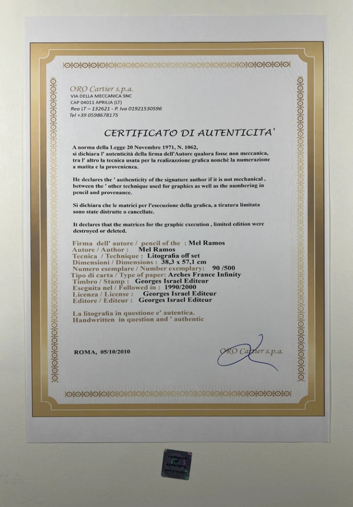 Obraz | Mel Ramos | Grape Girl