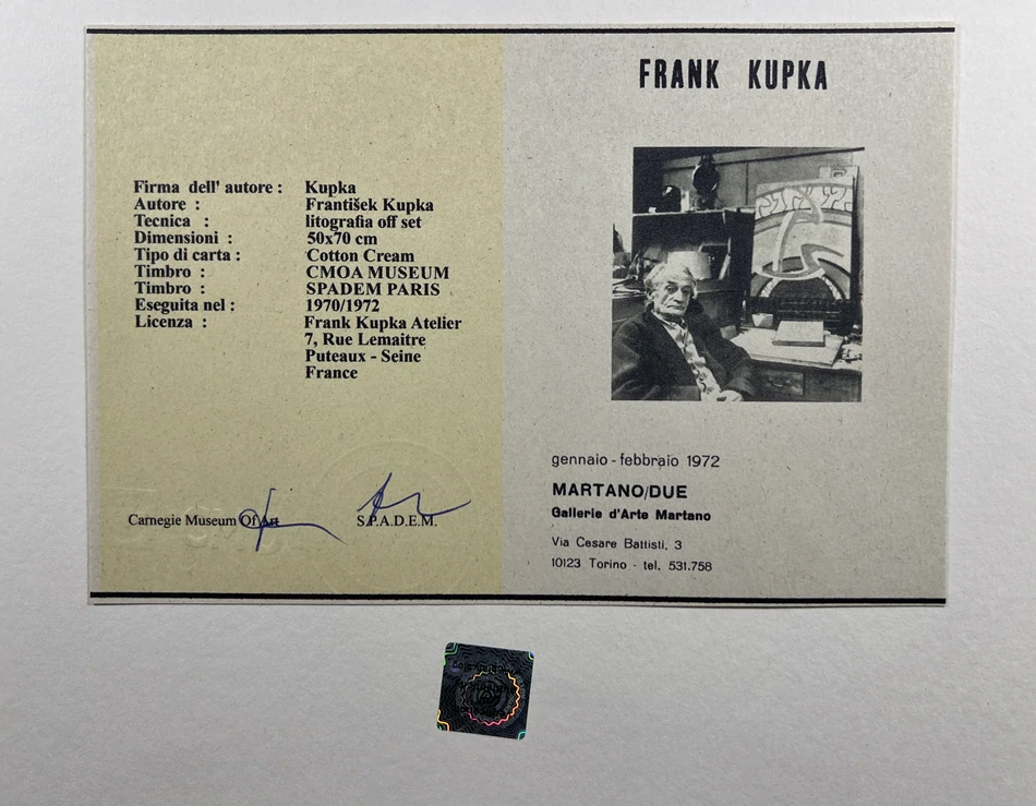 Obraz | František Kupka | Élévation
