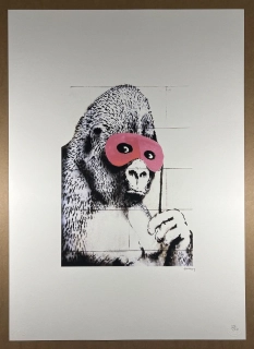 Obraz | Banksy | Gorilla in a Pink Mask