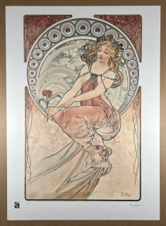 Obraz | Alfons Mucha | Heavily Distressed