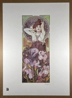 Obraz | Alfons Mucha | Amethyst from The Precious Stones Series