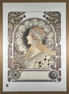 Obraz | Alfons Mucha | La Plume