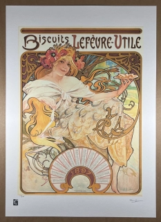 Obraz | Alfons Mucha | Biscuits Lefévre - Utile