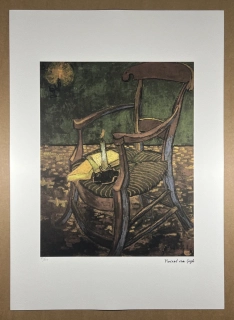 Obraz | Vincent van Gogh | Goghova židle se svíčkou