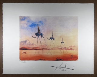 Obraz | Salvador Dalí | Elephants Giraffe I