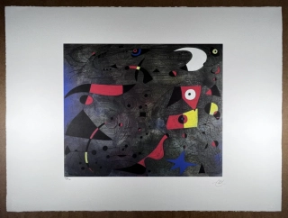 Obraz | Jean Miró | Žena a ptáci